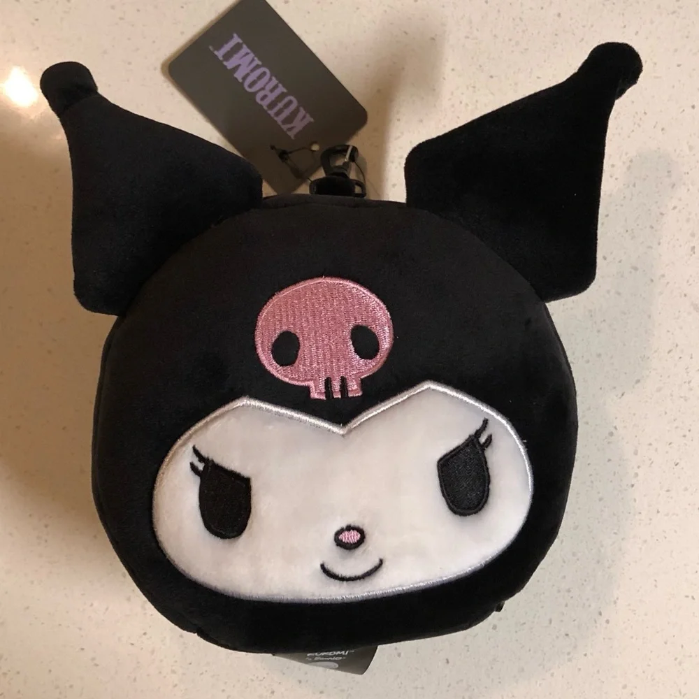 Kuromi Plushie and Eye Mask